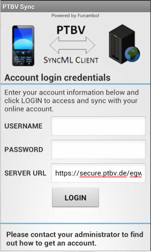 PTBV SyncML Client截图2