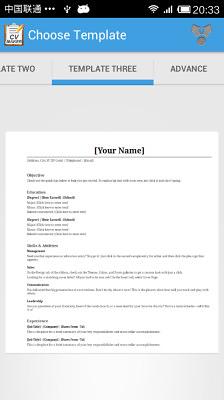 简历生成器CV Maker截图4