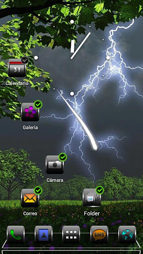 Next Launcher Theme Thunder 3D截图5