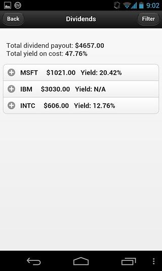 Dividend Tracker截图1