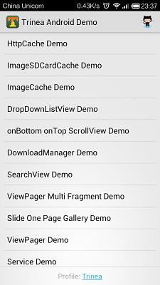 Trinea Android Demo截图5