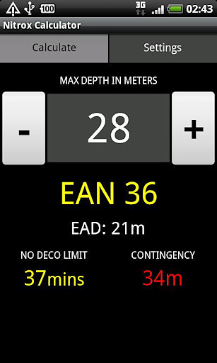 Nitrox Calculator截图1
