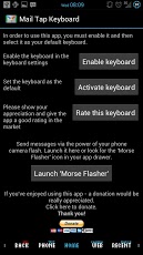 Mail Tap - Morse Keyboard截图2