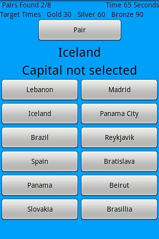 Capital City Speed Quiz截图1