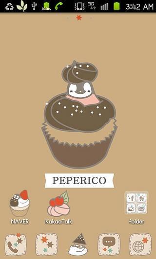 Pepe-berry cupcake Go launcher截图1