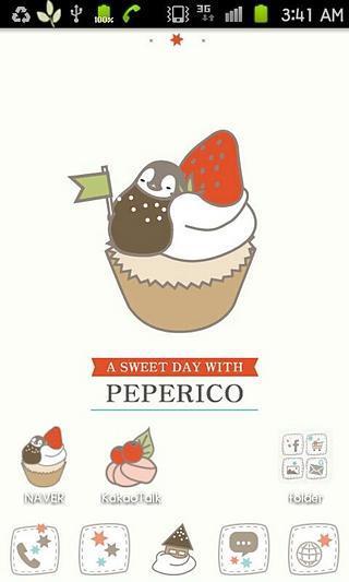 Pepe-berry cupcake Go launcher截图6