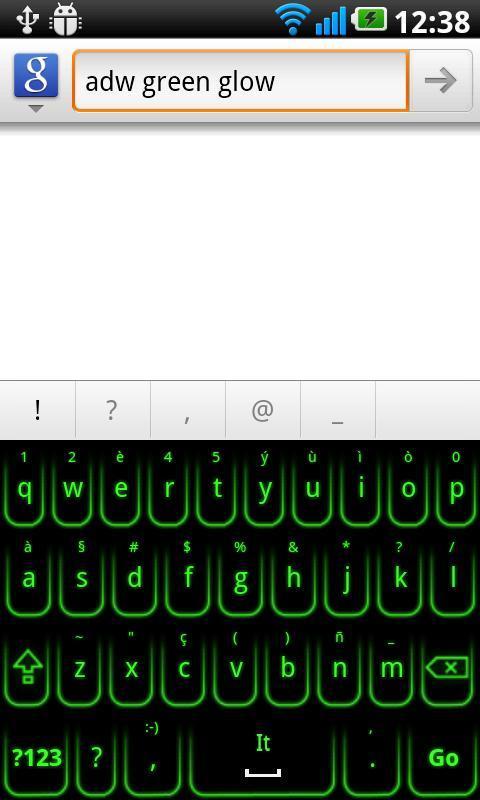 Green Glow Keyboard Skin截图3