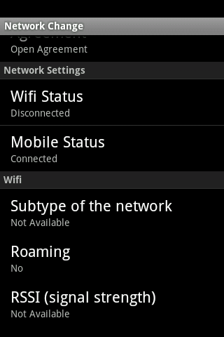 Network Change Widget截图3