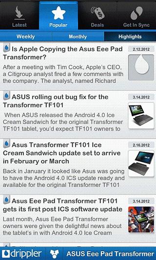 Top Eee Pad Transformer App截图4