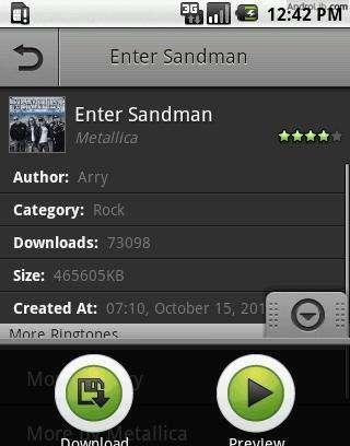 Metallica Ringtone截图1
