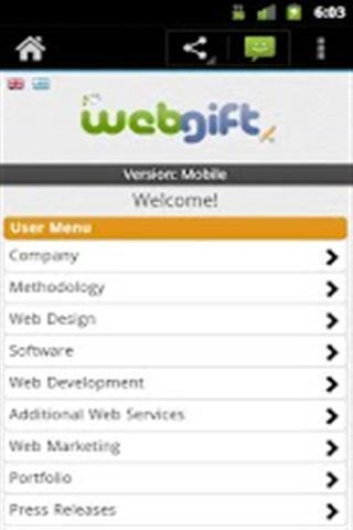 网页服务 Webgift Web Services截图3