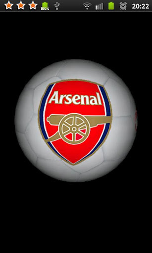 Arsenal 3D Ball Wallpaper截图4