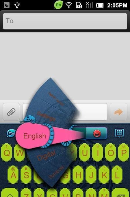 GO Keyboard Snake year theme截图7