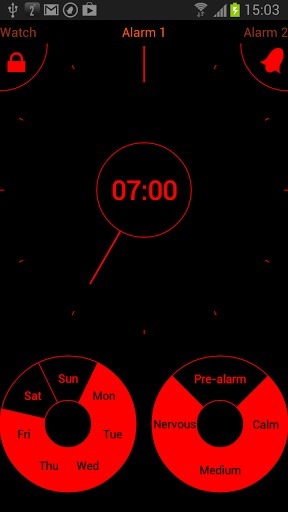 Alarm clock &quot;Space Alarm&quot; Free截图2