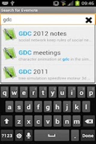 Evernote搜索截图4