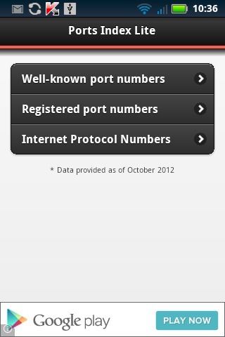 Internet Ports Index截图1