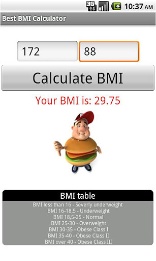 Best BMI Calculator截图2