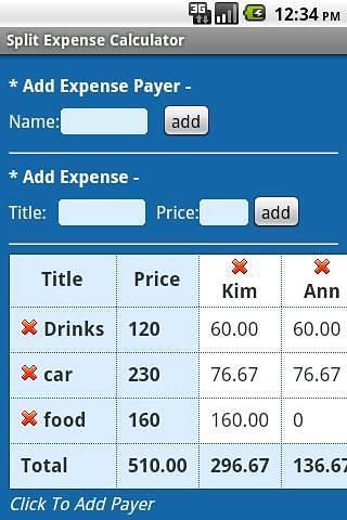 Split Expense Calculator截图1