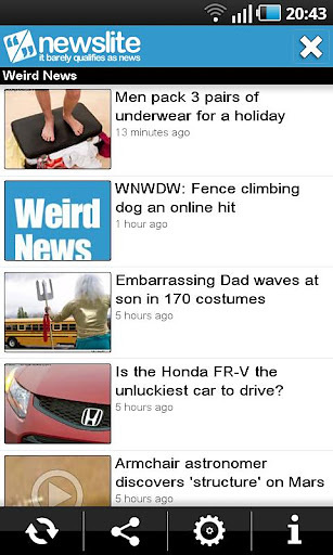 Weird News Newslite截图3