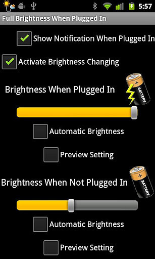 Full Brightness When Plugged I截图1