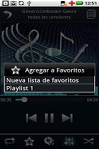 Spanish Language for Euphony Music Player截图1