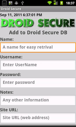 Droid Secure截图3