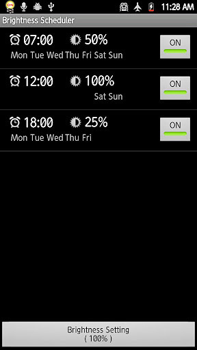 Brightness Scheduler截图2