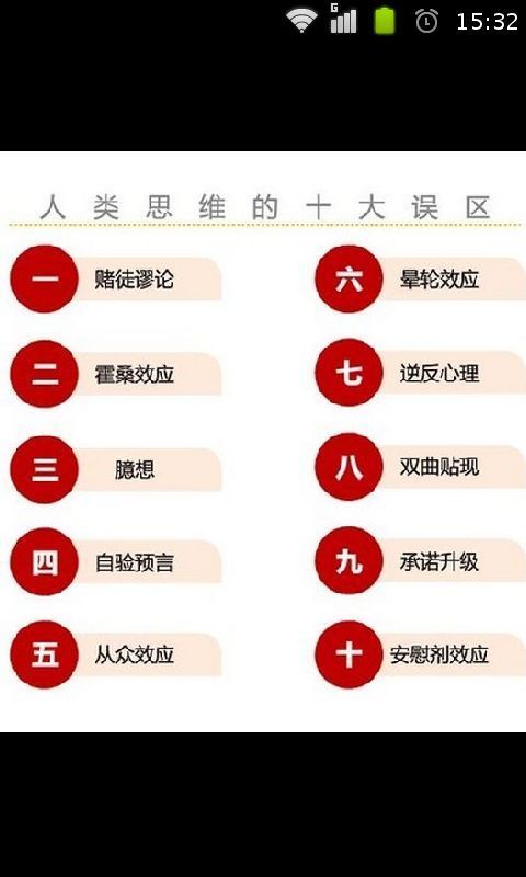 揭秘人类思维十大误区截图4