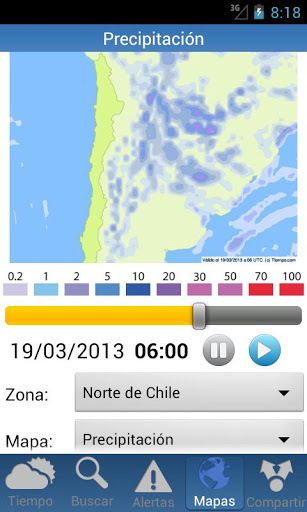 El Tiempo en Chile 14 días截图2