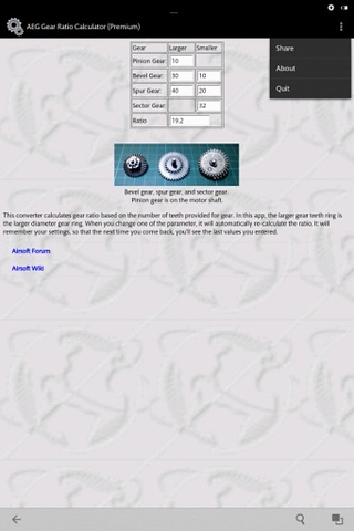 AEG Gear Ratio Calculator截图4
