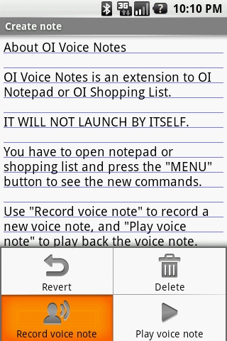 OI Voice Notes截图1