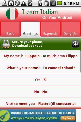 Learn Italian截图2