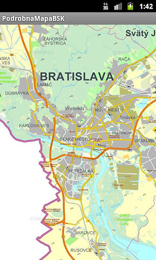 Bratislava detailed map截图4