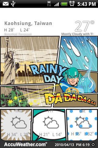 9s-Weather Theme+(漫画风)截图5