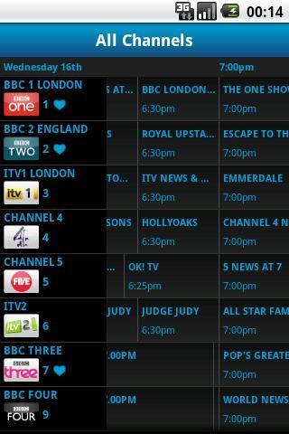 TV Guide UK Lite截图2