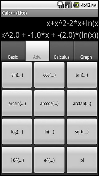 Calc++ (Lite)截图2