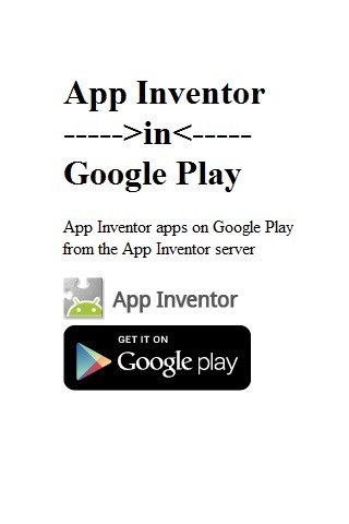 App Inventor in Play demo截图1