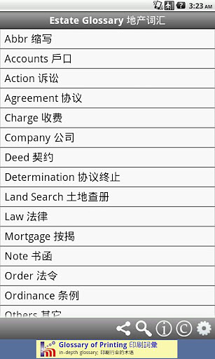 Estate Glossary 地产词汇截图1