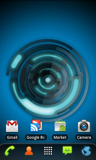 RLW Theme Black Blue Tech截图5