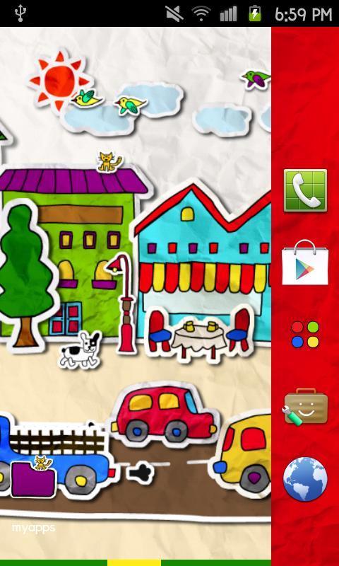 paper town Theme截图2