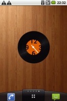 Vinyl record clock widget 截图1