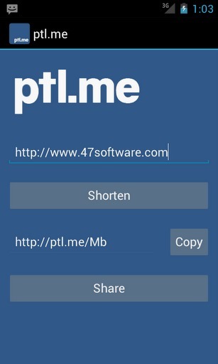 ptl.me url shortener截图1