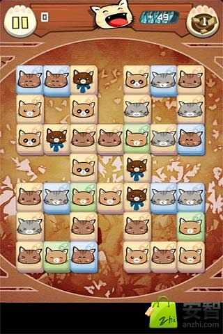 Hungry Cat Mahjong截图2