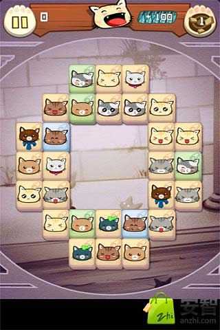 Hungry Cat Mahjong截图3