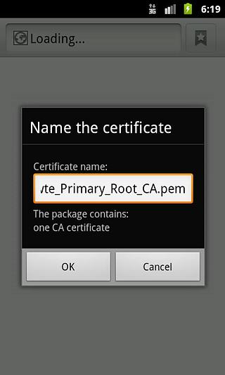 Android Certificate Installer截图2