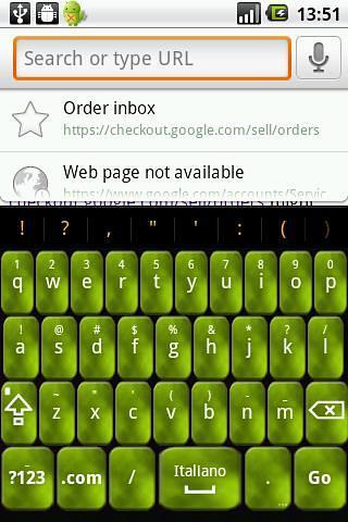 Lime Foggy Keyboard Skin截图2