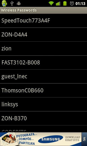 Wireless Passwords截图2