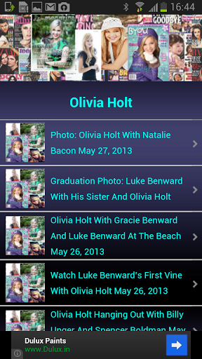 My Fan App : Olivia Holt截图4