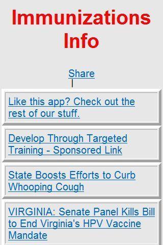 Immunizations Info截图1