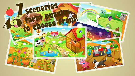 Kids Jigsaw Puzzles Farm Free截图5